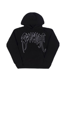 Revenge Outline Black Embroidered Arch Hoodie - Men's XL Confirmed Order! |  eBay